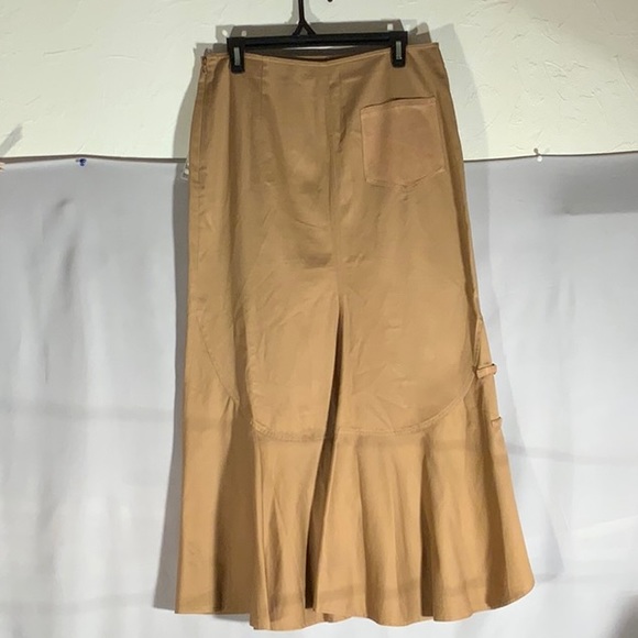 Vintage Together Women A-Line Maxi Polished Cotton Skirt - Picture 2 of 8